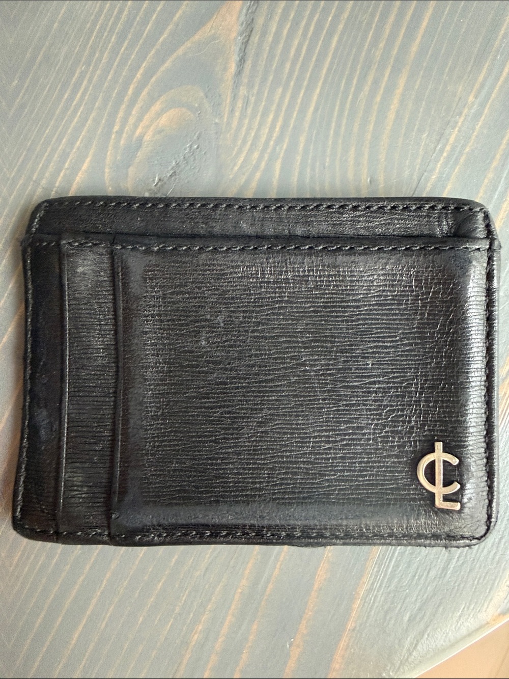 Coach Black Leather Card Holder
